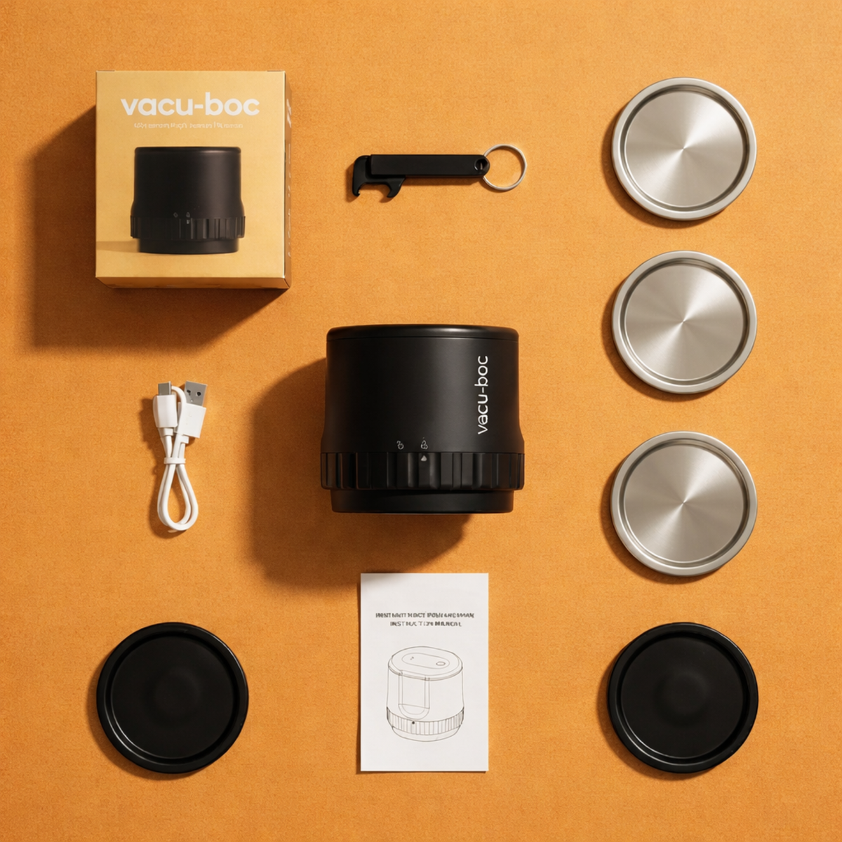 2 Kits Vacu-Boc®  + 50 couvercles  (Offre spéciale)