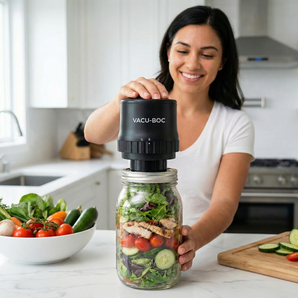 Vacu-Boc® – Kit de mise sous vide pour bocaux