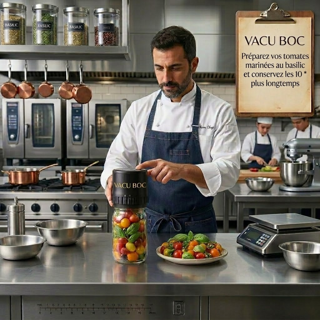 Vacu-Boc® – Kit de mise sous vide pour bocaux